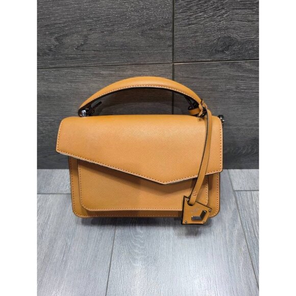 Botkier Cobble Hill Leather Crossbody Bag Brown Caramel B000473 - Picture 2 of 5